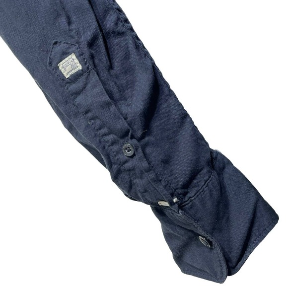 scotch soda doc azur embellished button up shirt Size M - Picture 5 of 13